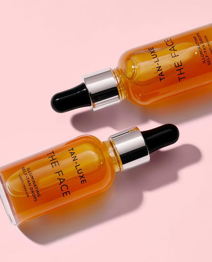 TAN-LUXE The Face - Illuminating Self-Tan Drops to Create Your Own Self Tanner, Cruelty & Toxin Free